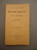 A. Baudoin - Traité Théorique Pratique Du CONTRAT De LOUAGE à Colonat Partiaire Ou BAIL A METAIRIE -  1890 - Diritto