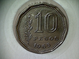 Argentine 10 Pesos 1965 - Argentina