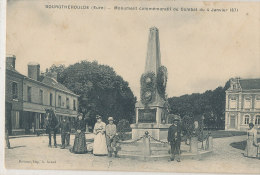 V V 922 / C P A  - BOURGTEROULDE   (27) MONUMENT COMMEMORATIF DU COMBAT DU 4 JANVIER 1871 - Bourgtheroulde