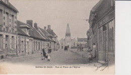 60-estrées St Denis-rue Et Place  De L'eglise - Estrees Saint Denis