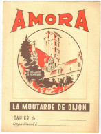 Protège Cahier Ancien "Amora " La Moutarde De Dijon (la Tour Du Guet) - Mostard