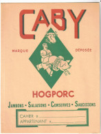 Protège Cahier Ancien "Caby"   Hogporc - C