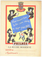 Protège Cahier Ancien "pain D'épice"  Philbée" La Ruche Moderne Avec Ours - Honigkuchen-Lebkuchen