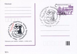 J0881 - Czechoslovakia / Postal Stationery (1992) Plzen 1: Internat. Chess Tournament Mephisto GRAND PRIX '92 (black/red - Ansichtskarten