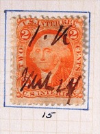 USA 1862 Revenue Stamps (Fiscal) - R15 - Fiscale Zegels