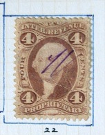 USA 1862 Revenue Stamps (Fiscal) - R22 - Fiscali