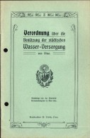 Heftchen Zur Wasser-Versorgung In Olten , 1906 , W. Trösch , Wasserwerk !!! - Olten