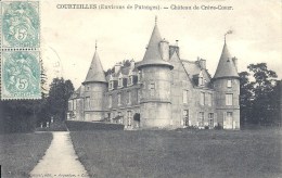 BASSE NORMANDIE - 61 - ORNE - COURTEILLES Près De Putanges - Château De Crève Coeur - Carte Molle - Coin BG Manquant - Putanges