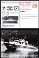 BERLIN PP76 D2/003 Privat-Postkarte KORMORAN POLIZEISCHUTZBOOT 1977 - Cartes Postales Privées - Oblitérées