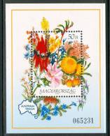 HUNGARY-1992.Souvenir Sheet-Flowers Of Australia MNH!! Mi Bl.223 - Nuovi