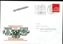 BERLIN PU42 D2/001b Privat-Umschlag WAPPEN FRIEDBERG Gebraucht 1966  NGK 15,00 € - Buste Private - Usati