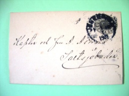 Sweden 1902 Pre Paid Enveloppe To Sweden - Crowns - Lettres & Documents