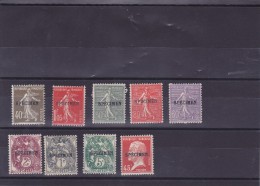 FRANCE  COURS D'INSTRUCTION ( SPECIMEN)  TIMBRES NEUFS AVEC CHARNIERES  COTE MAURY 330 EUROS - Specimen