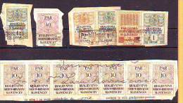 Yugoslavia Revenue Stamps On Paper Clips Lot 2 - Other & Unclassified