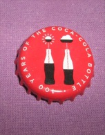 Coca-cola - Bottle Cap / Magnet - 100 Years Of The Coca-cola Bottle, Croatia, 2015. - Petten