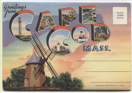 Greetings From Cape Cod - Dépliant De 10 Cartes Illustrées Recto-verso - Cape Cod