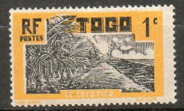 TOGO 1C Jaune 1924 N°124 - Unused Stamps