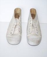 Ancienne Paire Chaussures Cuir Enfant  Marque Little Mary, Poupée ? - Zapatos