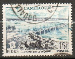 CAMEROUNE Pont Sur Le Wouri 1956  N° 301 - Used Stamps