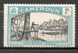 CAMEROUNE  Taxe  2c Bleu Vert Noir 1925-27  N° 1 - Ungebraucht