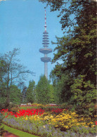 Zs51882 Germany  Fernsehturm Hamburg Tv Tower Drehbares Restaurant Park And Flowers - Mitte