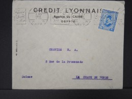 EGYPTE-enveloppe Du Caire Pour La Suisse  En 1932 A Voir      P4436 - Covers & Documents