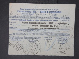 HONGRIE-Mandat De 1923     A Voir   P4453 - Storia Postale