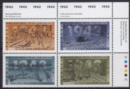 3034(2). Canada, 2nd World War, Label - Viñetas De Franqueo - Stic'n'Tic