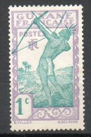 GUYANE Indigéne 1929-38 N°109 - Unused Stamps