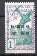 GUYANE Indigéne 1932-38 N°1 - Nuovi