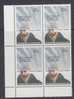 AAT 1982 Sir Douglas Mawson 1v (27c)  Bl Of 4  ** Mnh (21630D) - Unused Stamps