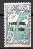 GUYANE Indigéne 1939-40 N°36 - Nuevos