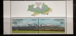 Slovaquie Slovensko 1999 N° 294 / 5 ** Europa, Réserve, Parc, Hautes Tatras, Montagne, Massif, Carpates, Slavkovský štít - Nuevos