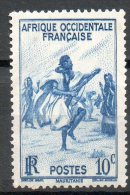 A O F Danse 1947 N°24 - Unused Stamps