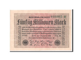 Billet, Allemagne, 50 Millionen Mark, 1923, SUP - 50 Miljoen Mark