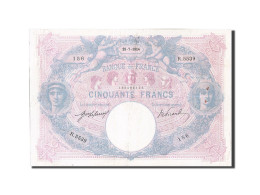 Billet, France, 50 Francs, 50 F 1889-1927 ''Bleu Et Rose'', 1914, 1914-07-25 - 50 F 1889-1927 ''Bleu Et Rose''