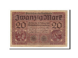 Billet, Allemagne, 20 Mark, 1918, 1918-02-20, TB - Administración De La Deuda