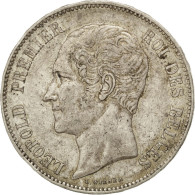 Monnaie, Belgique, Leopold I, 5 Francs, 5 Frank, 1851, Bruxelles, TTB+, Argent - 5 Francs