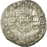 Monnaie, France, Douzain Aux Croissants, 1550, Poitiers, TTB, Billon - 1547-1559 Henry II