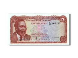 Billet, Kenya, 5 Shillings, 1978, 1978-07-01, NEUF - Kenia