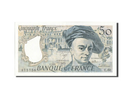 Billet, France, 50 Francs, 50 F 1976-1992 ''Quentin De La Tour'', 1990, TTB+ - 50 F 1976-1992 ''Quentin De La Tour''