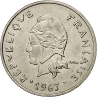 Monnaie, French Polynesia, 20 Francs, 1967, SUP, Nickel, KM:6, Lecompte:89 - Polynésie Française
