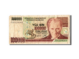 Billet, Turquie, 100,000 Lira, B+ - Turquie