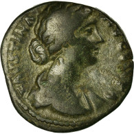 Monnaie, Faustina II, Dupondius, Rome, TB+, Bronze, RIC:1643 - La Dinastía Antonina (96 / 192)