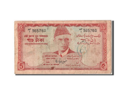 Billet, Pakistan, 5 Rupees, TB+ - Pakistan