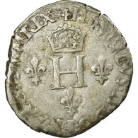 Monnaie, France, Demi Gros De Nesle, 1551, Paris, TB+, Argent, Sombart:4458. - 1547-1559 Henri II