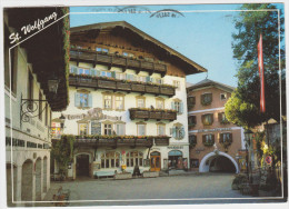 St. Wolfgang : Place Du Marché Avec L'Hôtel "Poste" Et L'Hôtel "CHEVAL BLANC" - Gmunden