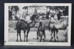 Old Africa Postcard - Ouargla - Excursion Au Desert - Ouargla