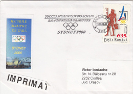 18471- SYDNEY'00 OLYMPIC GAMES, SPECIAL COVER, 2000, ROMANIA - Zomer 2000: Sydney