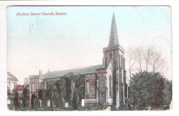 VINTAGE RP POSTCARD " ST MARK'S CHURCH, HADLOW DOWN, SUSSEX " NEAR BRIGHTON  USED 1906 - Altri & Non Classificati